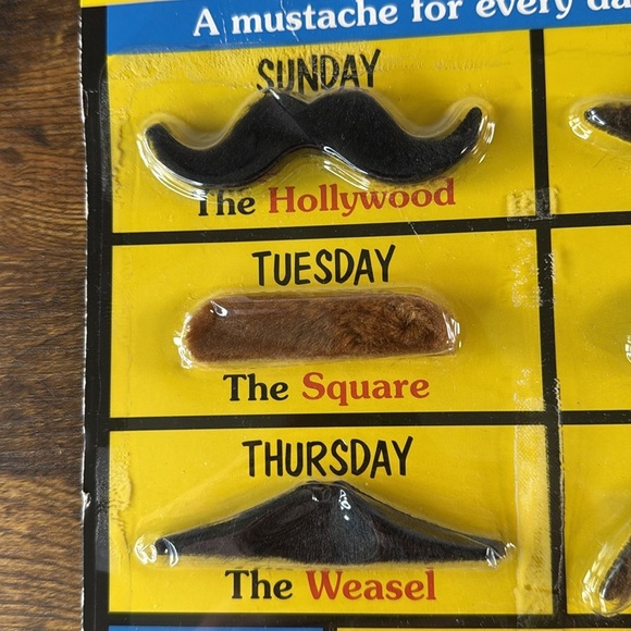 Stylish Mustaches Set - 7 Colors - Picture 4 of 5